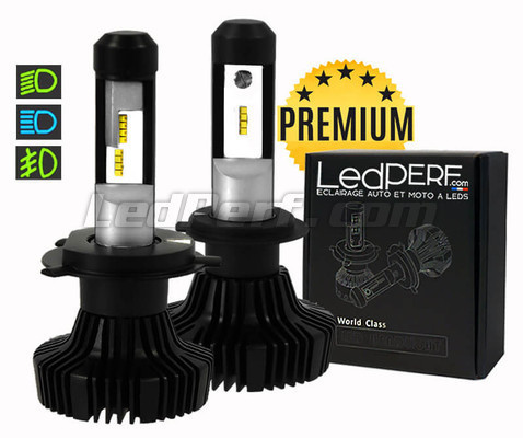 Pack 2 ampoules phares à LED H4 double intensité Dacia Sandero Stepway