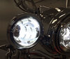 Optiques Full LED 4.5 pouces chromées pour phares additionnels - Type 2