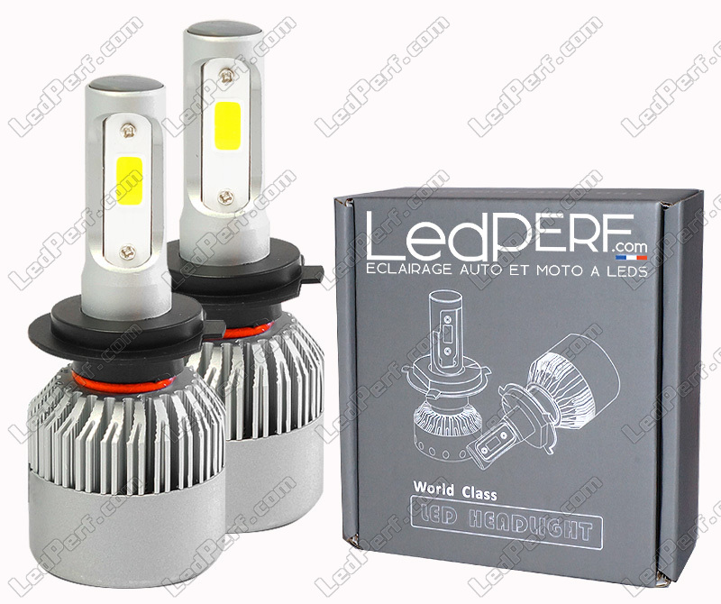 Pack 2 Ampoules led phare ventilées H7 - Anti-erreur ODB - 6000K