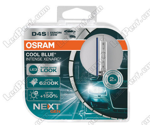 Paar D4S Xenon Lampen Osram Xenarc Cool Blue Intense NEXT GEN 6200K in de verpakking - 66440CBN-HCB