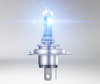 H4 halogeenlamp Osram Cool Blue Intense NEXT GEN die LED-effectverlichting produceert