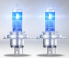 Wit licht van H4 Osram Cool Blue Boost 5000K Xenon-effectlampen - 62193CBB-HCB
