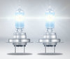 Licht wit van de lampen H7 OSRAM Night Breaker® 200 - 64210NB200-HCB