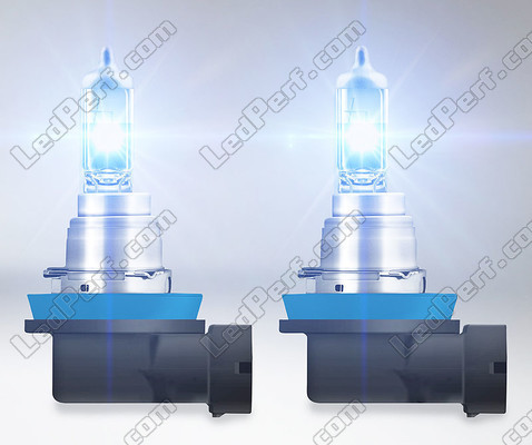 H8 halogeenlampen Osram Cool Blue Intense NEXT GEN produceren LED-effectverlichting