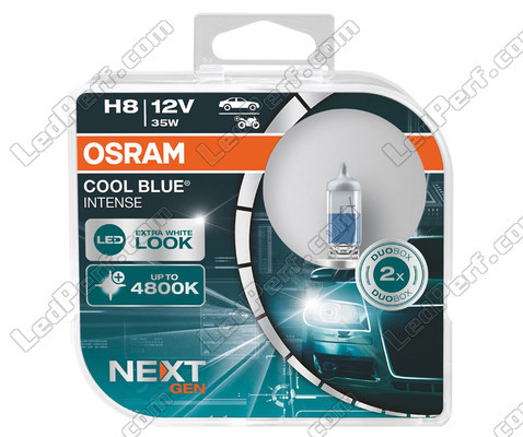 Paar Osram H8 Cool blue Intense Next Gen LED Effect 4800K-lampen