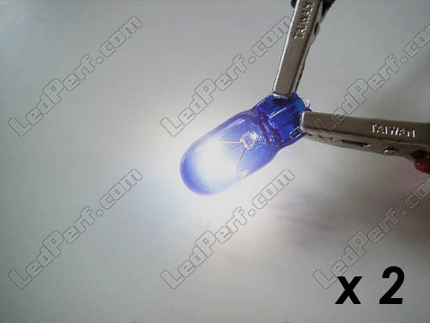 lamp T10 W5W Halogeen Blue vision Xenon-effect Led