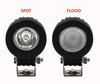 Extra CREE Rond 10 W led-koplamp voor Motor - Scooter - Quad Spot VS Flood