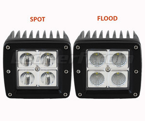 Extra CREE Vierkant 16 W led-koplamp voor Motor - Scooter - Quad Spot VS Flood