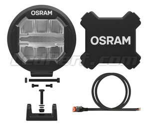 Extra LED-koplamp Osram LEDriving® ROUND MX180-CB met montage-accessoires
