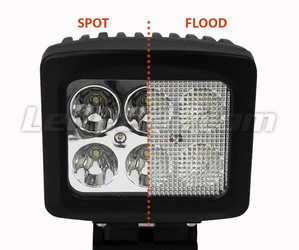 Extra Rechthoek led-koplamp 60 W CREE voor 4X4 - Quad - SSV Spot VS Flood