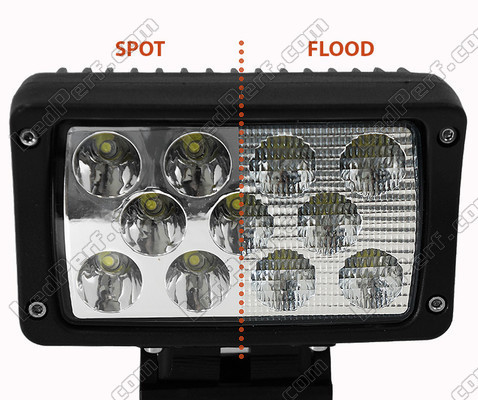 Extra Rechthoek led-koplamp 33 W voor 4X4 - Quad - SSV Spot VS Flood