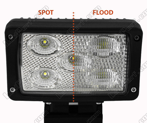 Extra Rechthoek led-koplamp 50 W CREE voor 4X4 - Quad - SSV Spot VS Flood