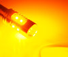 Ampoule LED H21W Orange Leds Au Detail Leds H21W HY21W Culot BAY9S 12V