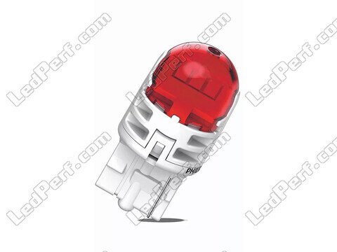 2x ampoules LED Philips W21W Ultinon PRO6000 - Rouge - 11065RU60X2 - 7440