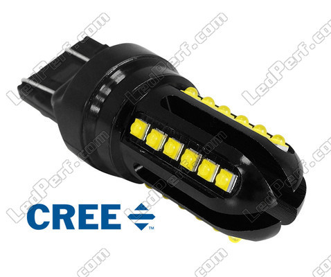 Ampoule W21/5W LED (T20) Ultimate Ultra Puissante - 24 Leds CREE - Anti erreur ODB