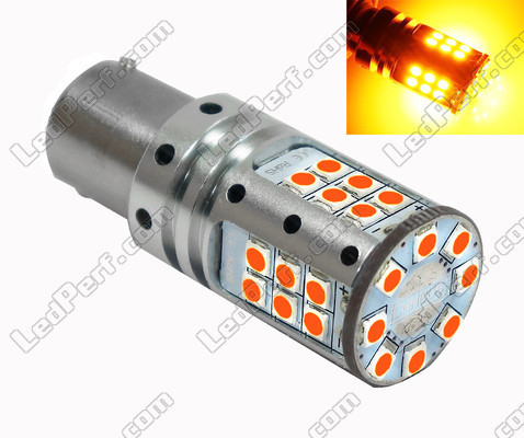 PY21W ledlamp voor richtingaanwijzers LEDs R5W P21W P21 5W PY21W oranje LEDs fitting BAU15S BA15S