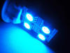 T10 W5W led Rotatie met blauw zijverlichting