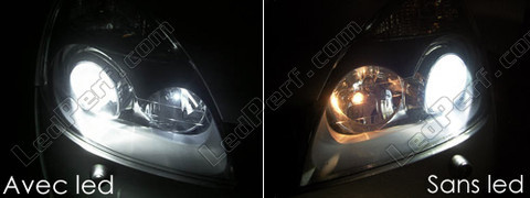 Stadslichten wit Xenon LEDs <br />
Renault Clio RS 2