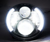 Optiek Motor Full LED Zwart voor Rond 7 inch koplamp - type 4 Zuiver wit verlichting