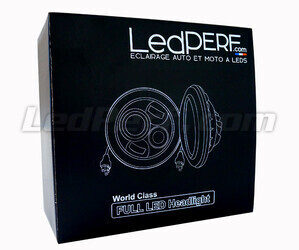 Optiek Motor Full LED Chroom voor Rond 5,75 inch koplamp - type 2 Verpakking