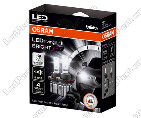 Verpakking H13 LED-lampen Osram LEDriving HL Bright - 9008DWBRT-2HFB