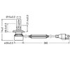 Schema van de Afmetingen en de ledlampen H4 Osram LEDriving® XTR 6000K - 64193DWXTR
