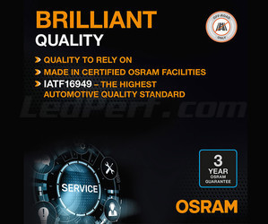 Kit van 2 LED lampen H4 Osram LEDriving XTR 6000K - 64193DWXTR