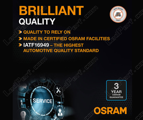 Kit van 2 LED lampen H4 Osram LEDriving XTR 6000K - 64193DWXTR