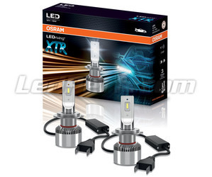 Verpakking en de 2 ledlampen H7  XTR 6000K - 64210DWXTR
