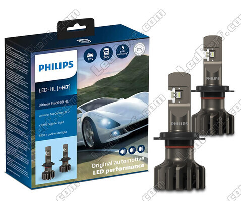 LED-lampenset H7 LED PHILIPS Ultinon Pro9100 +350% 5800K - LUM11972U91X2