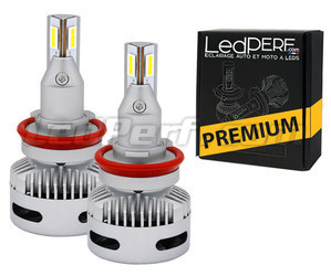 H9 led-lampen voor auto's met lensvormige koplampen.