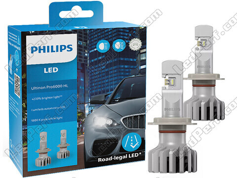 Packaging ampoules LED Philips pour Audi A4 B8 - Ultinon PRO6000 homologuées