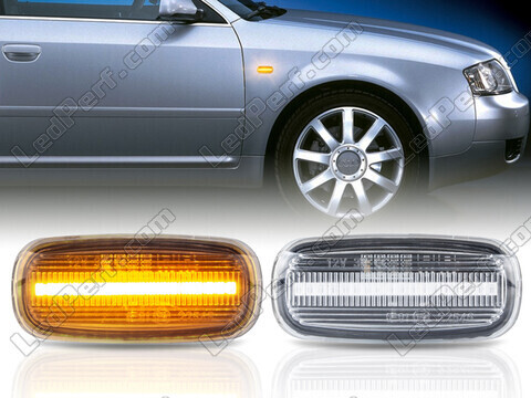 Répétiteurs latéraux dynamiques à LED pour Audi A8 D2