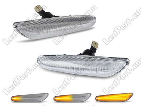 Clignotants latéraux séquentiels à LED pour BMW Serie 1 (E81 E82 E87 E88) - Version claire