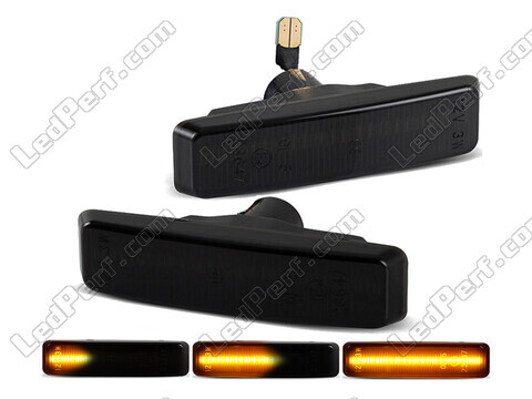 Répétiteurs latéraux dynamiques à LED pour BMW Serie 5 (E39) - Version noire fumée
