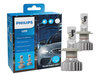 Packaging ampoules LED Philips pour Citroen C1 - Ultinon PRO6000 homologuées