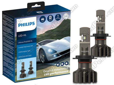 Kit Ampoules LED Philips pour Citroen DS4 - Ultinon Pro9100 +350%