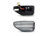 Connecteurs des clignotants latéraux séquentiels à LED pour Dacia Sandero 2 - version transparente
