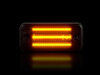 Eclairage maximal des répétiteurs latéraux dynamiques à LED pour Fiat Ducato III