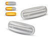 Clignotants latéraux séquentiels à LED pour Fiat Grande Punto / Punto Evo - Version claire