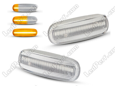 Clignotants latéraux séquentiels à LED pour Fiat Qubo - Version claire