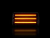 Eclairage maximal des répétiteurs latéraux dynamiques à LED pour Jeep Wrangler II (TJ)