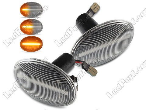 Clignotants latéraux séquentiels à LED pour Mini Cabriolet III (R57) - Version claire