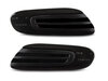Vue de face des clignotants latéraux dynamiques à LED pour Mini Cabriolet IV (F57) - Couleur noire fumée