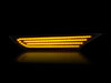 Eclairage maximal des répétiteurs latéraux dynamiques à LED pour Nissan GTR R35