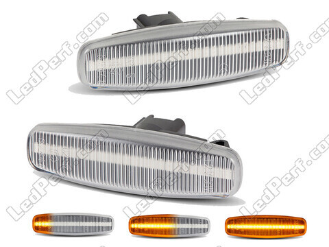Clignotants latéraux séquentiels à LED pour Nissan Murano II - Version claire