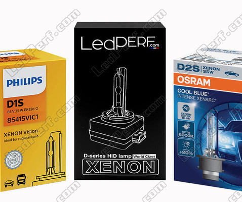 Ampoule Xénon d'origine pour Nissan Murano, marques Osram, Philips et LedPerf disponibles en : 4300K, 5000K, 6000K et 7000K