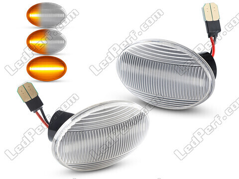 Clignotants latéraux séquentiels à LED pour Opel Corsa C - Version claire