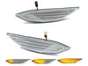 Clignotants latéraux séquentiels à LED pour Porsche Cayenne II (958) - Version claire