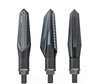 Clignotants Séquentiels à LED pour Aprilia Shiver 750 GT sous différents angles de vues.
